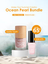 SUMMER BUNDLE - OCEAN PEARL, NATURAL ORIGIN NAIL POLISH SUBTLE TOUCH + O2M 475