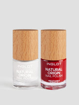 CULTURAL COUTURE BUNDLE - NATURAL ORIGIN NAIL POLISH COCONUT SHAKE 019 & TIMELESS RED 009