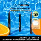 SEDUCTIVE LIP PENICIL KIT - BUY 2 AMC LIP PENCIL WITH SHARPENER FREE LIP REPAIR MASK
