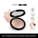 GLOW AND GLOSS BUNDLE - BUY SOFT SPARKLER FACE EYES BODY HIGHLIGHTER FREE LIPSATIN LIPSTICK TRAVEL SIZE