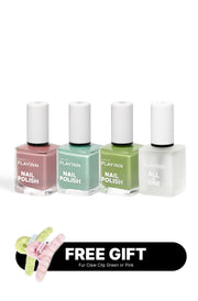 PLAYINN NAIL POLISH VERTE VEINS & ALL IN ONE BUNDLE