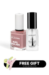 PLAYINN NAIL POLISH VERTE VEINS & O2M TOP COAT