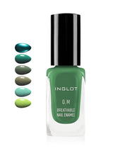 O2M BREATHABLE NAIL ENAMEL GREEN COLLECTION