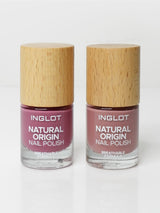 INGLOT Natural Origin Nail Polish Morning Dance with Bridal Rose Bundle