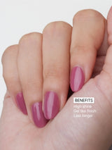 INGLOT Gel Effect Top Coat - Kutek Halal Bening/Transparan/Clear Gel-Like Finish, High Shine, 15ml
