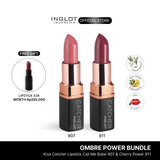INGLOT KISS CATCHER LIPSTICK - Ombre Power Bundle (Free Lipstick)