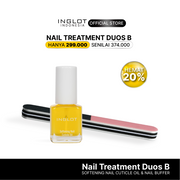 [Hemat 21%] INGLOT Nail Treatment Duos - Nail Cuticle Oil, Nail Buffer