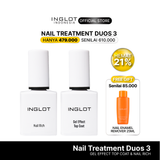 [FREE GIFT] INGLOT Nail Treatment Perfect Pair - Nail Rich, Gel Top Coat