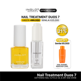 [FREE GIFT] INGLOT Nail Treatment Perfect Pair - Cuticle Oil, Dry an Shine