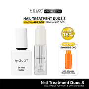[FREE GIFT] INGLOT Nail Treatment Perfect Pair - Gel Top Coat, Dry and Shine
